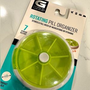 NWOT GForce Rotating Pill Organizer